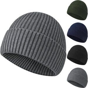 Fashionable Fisherman Beanie - Cozy Unisex Knit Hat for Every Winter Occasion